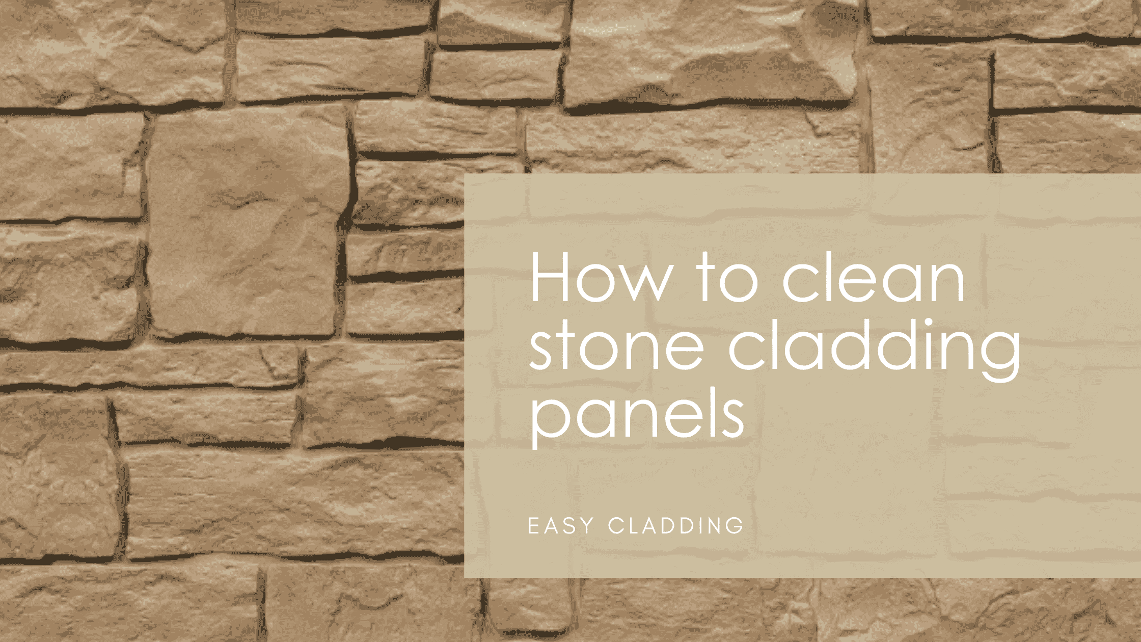 The Best Way to Clean Stone Cladding Panels – Easy Cladding Ltd