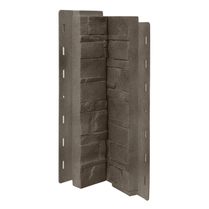 Corner Brownstone Dry Stack Stone