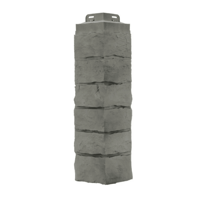 Corner Stacked Stone SK Smoke Grey