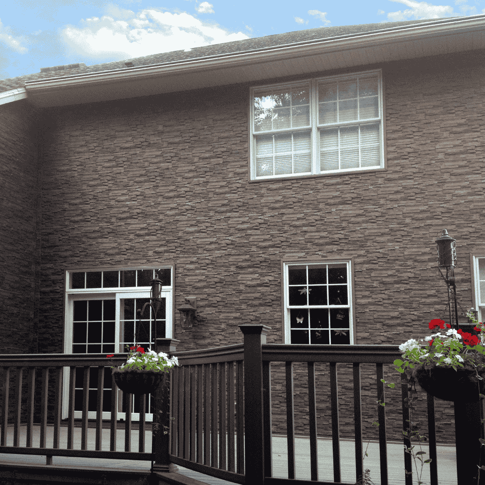 Cladding Stack Site Brownstone Novik Stone Dry Stack Stone Panel – Easy Cladding Ltd