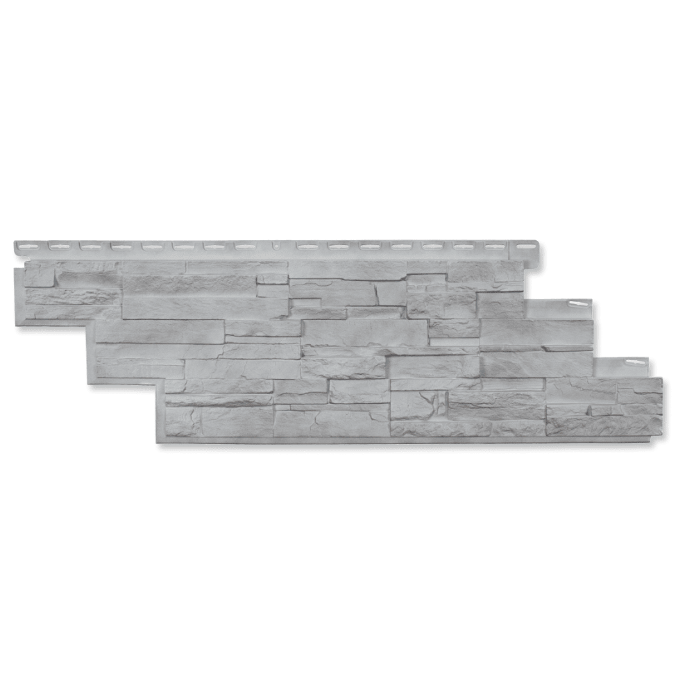 travertine dry stack stone panel